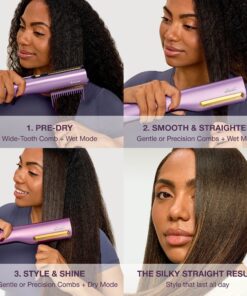 Alternative view of Haarglätter und Föhn in einem mit Keramikplatten und Schnell-Trocknung